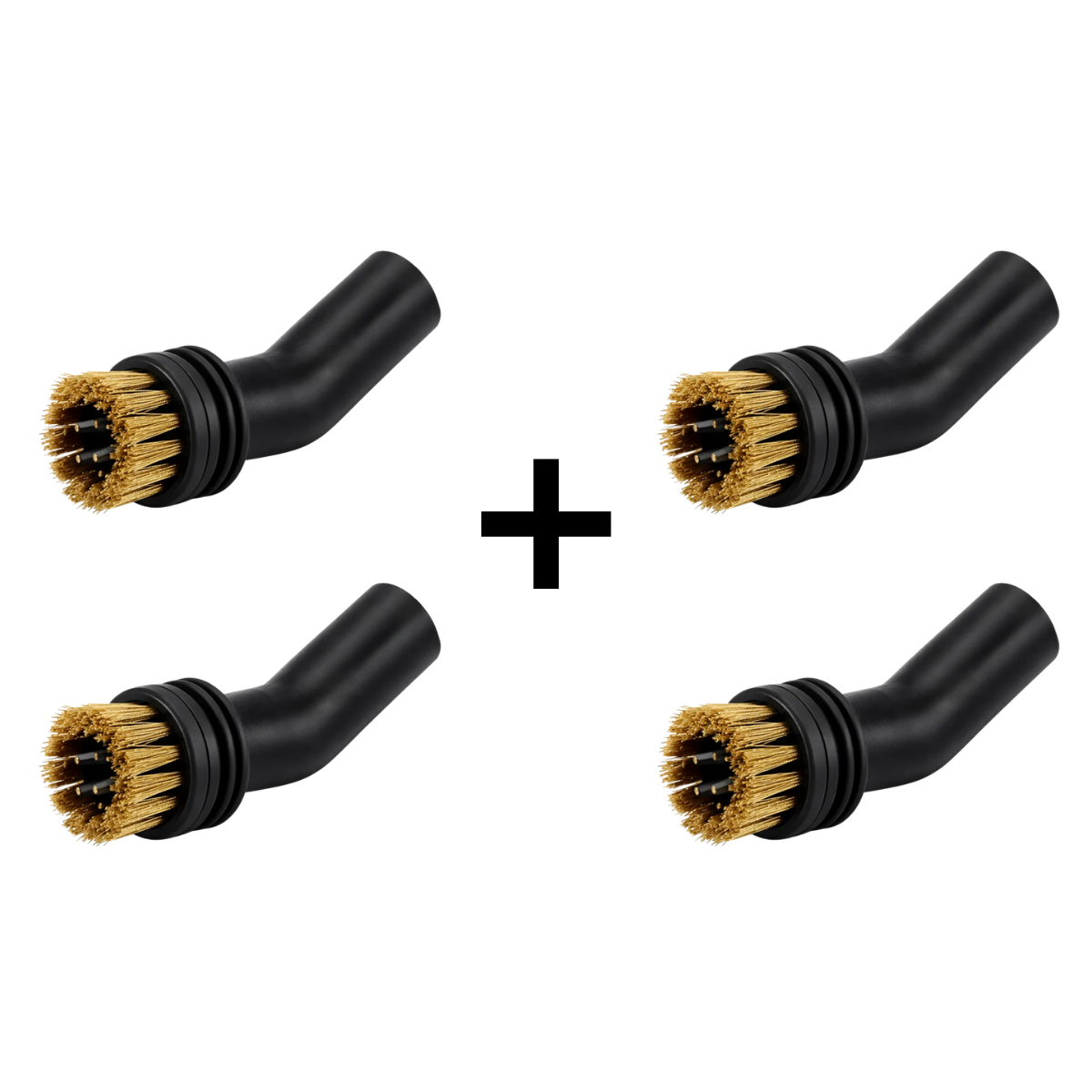 Lot de 4 Brosses de Récurage Métal STEAMEO – Nettoyage Intensif